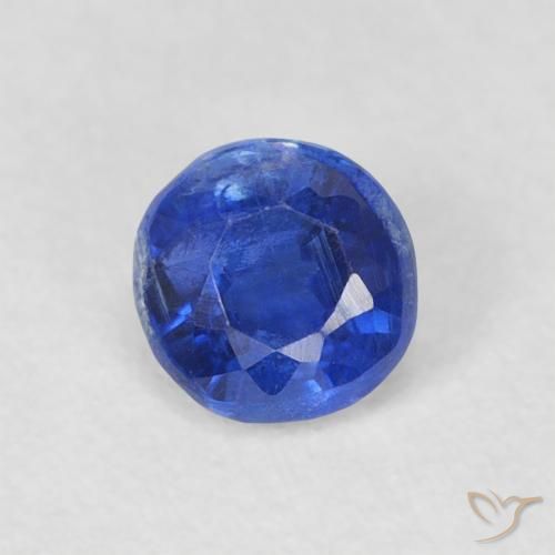 0.42ct طبيعي أزرق بحرى الكيانيت, دائري, SI