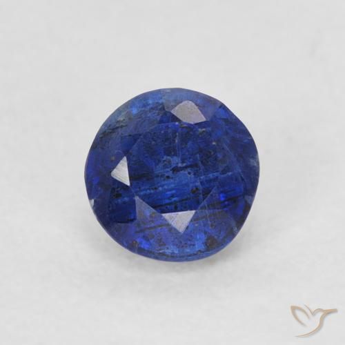 0.38ct طبيعي أزرق بحرى الكيانيت, دائري, SI