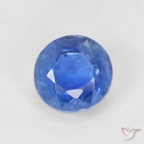 0.51ct طبيعي أزرق فاتح الكيانيت, دائري, SI