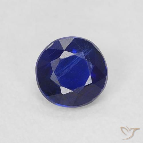 0.31ct طبيعي الأزرق الملكي الكيانيت, دائري, VS-SI