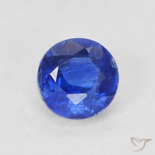 0.47ct طبيعي أزرق مصرى غامق الكيانيت, دائري, VS-SI