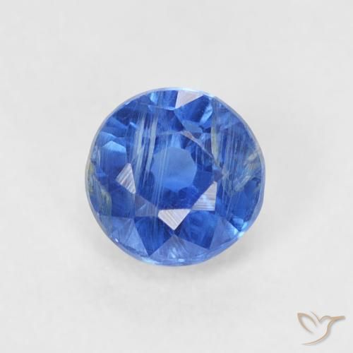 0.45ct طبيعي أزرق بحرى فاتح الكيانيت, دائري, SI