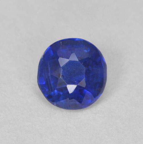 0.33ct طبيعي ازرق غامق الكيانيت, دائري, VS-SI