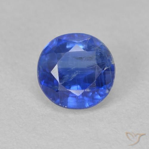 0.72ct طبيعي أزرق حقيقى الكيانيت, دائري, SI