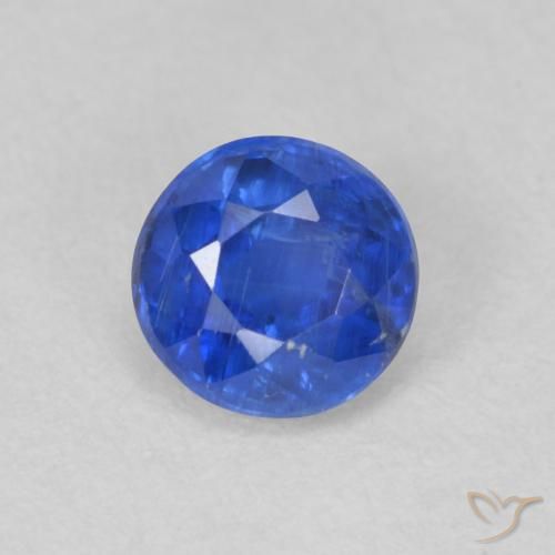0.69ct طبيعي أزرق حقيقى الكيانيت, دائري, SI