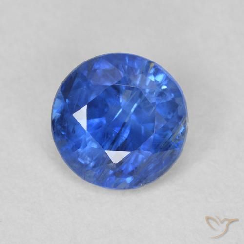 0.64ct طبيعي أزرق حقيقى الكيانيت, دائري, SI