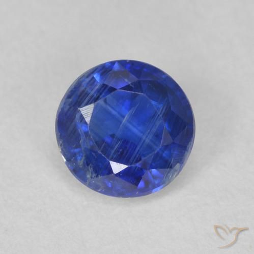 0.72ct طبيعي أزرق حقيقى الكيانيت, دائري, SI