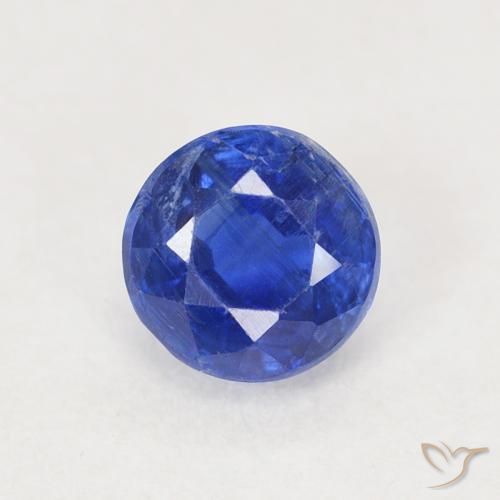 0.71ct طبيعي أزرق بحرى الكيانيت, دائري, SI