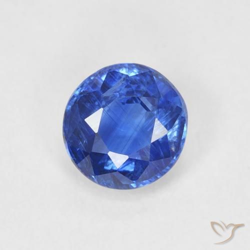 0.69ct طبيعي أزرق حقيقى الكيانيت, دائري, SI