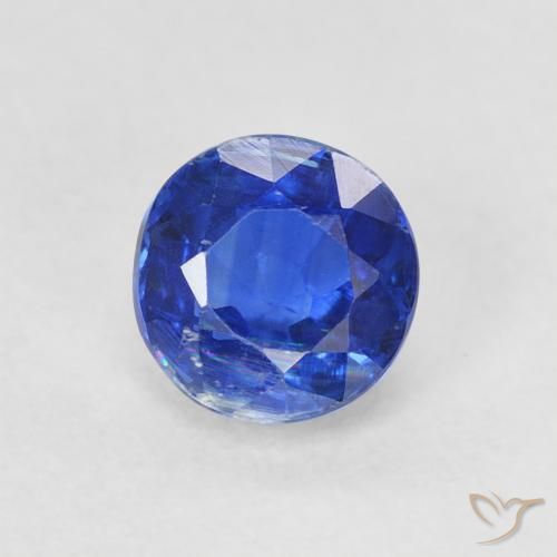 0.83ct طبيعي أزرق حقيقى الكيانيت, دائري, SI
