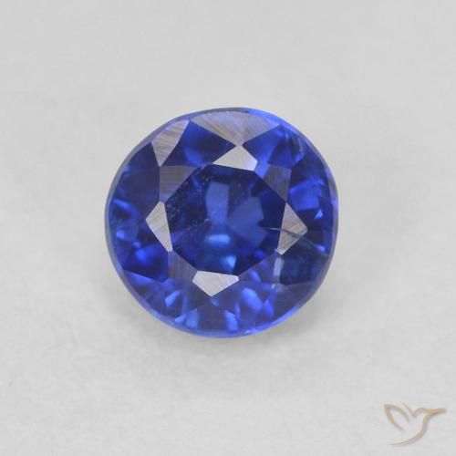 0.39ct طبيعي الأزرق الملكي الكيانيت, دائري, VS-SI
