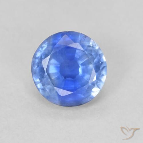 0.35ct طبيعي أزرق فاتح الكيانيت, دائري, VS-SI
