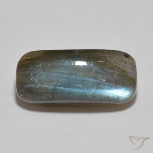 8.99ct طبيعي متعدد الألوان لابرادوريت, وسادة, نصف شفاف
