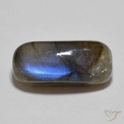 10.31ct طبيعي متعدد الألوان لابرادوريت, وسادة, نصف شفاف