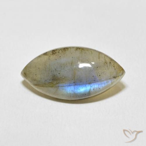 7.70ct طبيعي متعدد الألوان لابرادوريت, ماركيز, نصف شفاف
