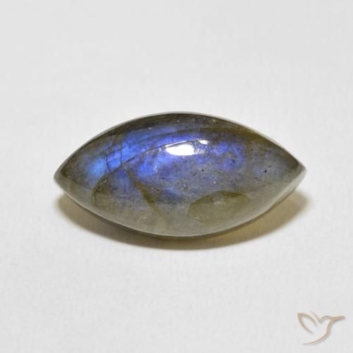11.00ct طبيعي متعدد الألوان لابرادوريت, ماركيز, نصف شفاف