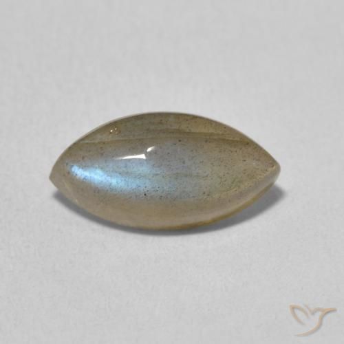 2.39ct طبيعي متعدد الألوان لابرادوريت, ماركيز, نصف شفاف