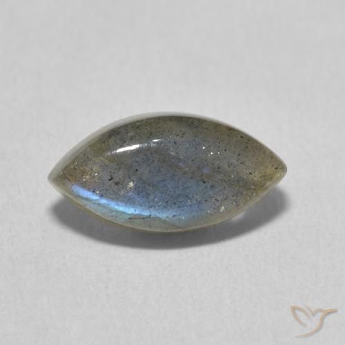 2.51ct طبيعي متعدد الألوان لابرادوريت, ماركيز, نصف شفاف