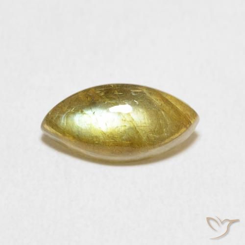 1.91ct طبيعي متعدد الألوان لابرادوريت, ماركيز, نصف شفاف