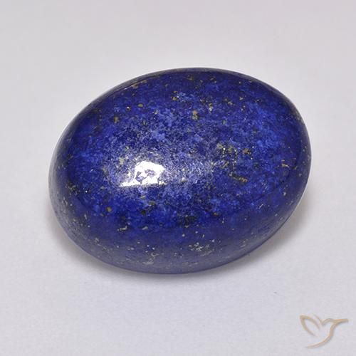 13.19ct طبيعي أزرق بحرى لازورد, بيضوي, غير شفاف, Photo A