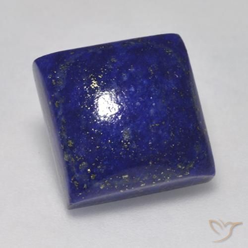 7.14ct طبيعي أزرق غامق جدا لازورد, مربع, غير شفاف, Photo A