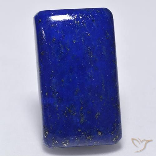 28.06ct طبيعي أزرق بحرى كثيف لازورد, قص الزمرد, غير شفاف