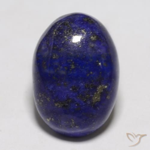 11.25ct طبيعي أزرق غامق لازورد, بيضوي, غير شفاف, Photo A