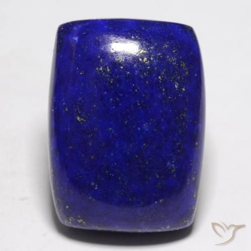 22.44ct طبيعي أزرق بحرى كثيف لازورد, وسادة, غير شفاف