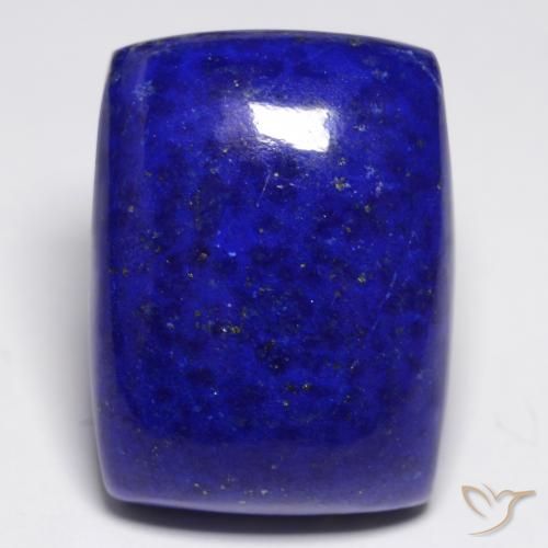 22.69ct طبيعي أزرق بحرى كثيف لازورد, وسادة, غير شفاف