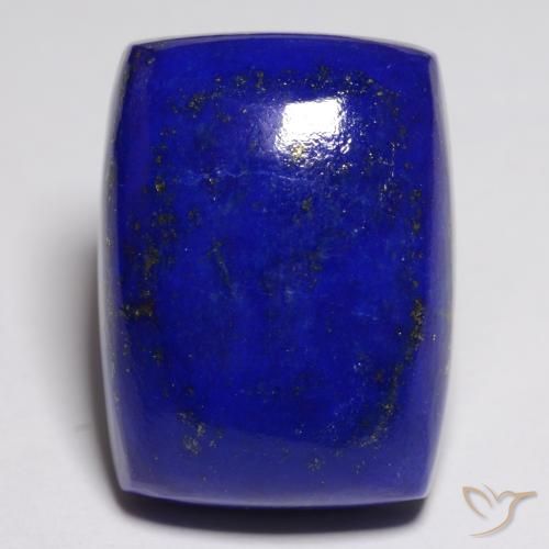 22.16ct طبيعي أزرق بحرى كثيف لازورد, وسادة, غير شفاف