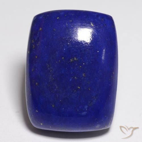 22.41ct طبيعي أزرق بحرى كثيف لازورد, وسادة, غير شفاف