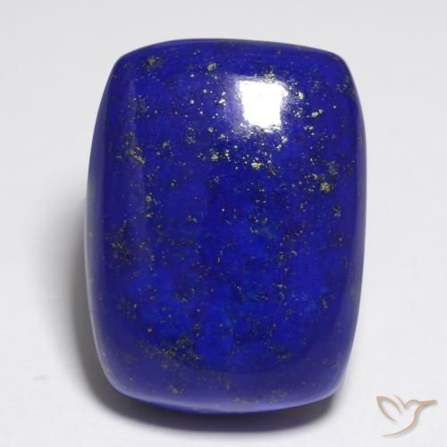 20.99ct طبيعي أزرق بحرى كثيف لازورد, وسادة, غير شفاف, Photo A