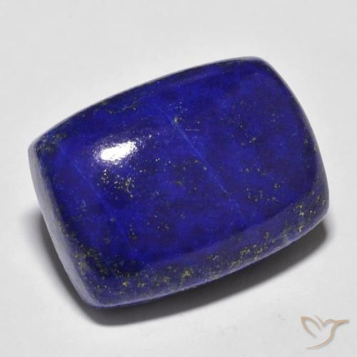 23.47ct طبيعي أزرق بحرى كثيف لازورد, وسادة, غير شفاف
