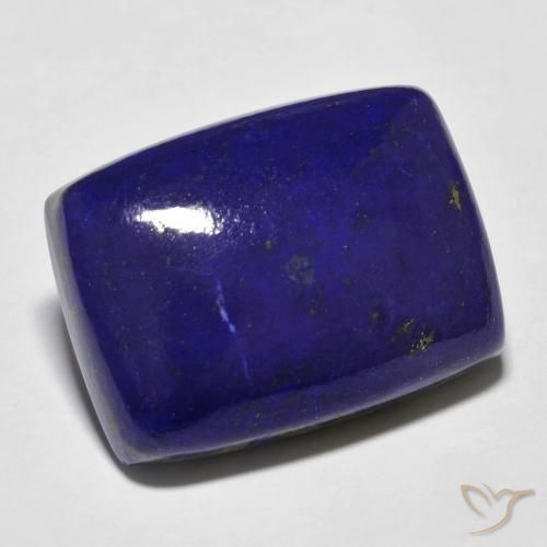 20.41ct طبيعي ازرق غامق لازورد, وسادة, غير شفاف