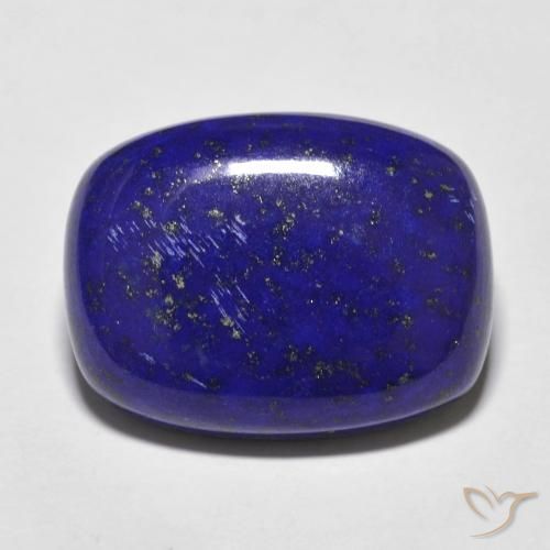 16.22ct طبيعي أزرق غامق لازورد, وسادة, غير شفاف