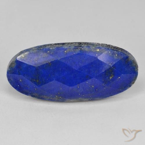 29.21ct طبيعي أزرق بحرى لازورد, بيضوي, غير شفاف