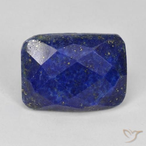 13.47ct طبيعي أزرق غامق لازورد, وسادة, غير شفاف