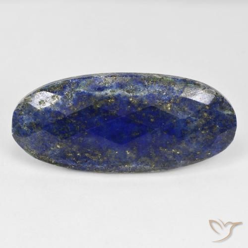 40.24ct طبيعي أزرق غامق لازورد, بيضوي, غير شفاف