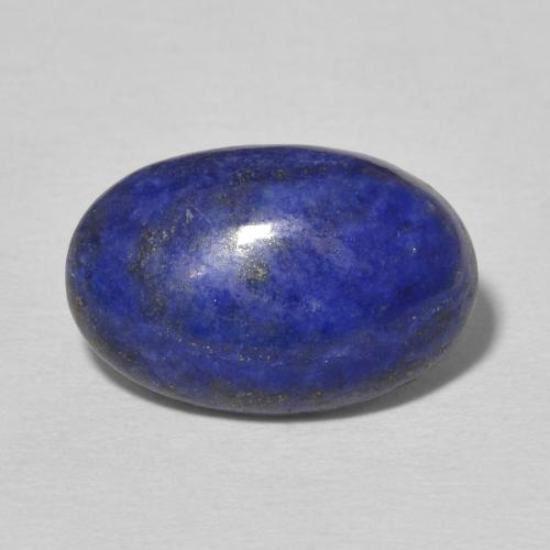 6.86ct طبيعي أزرق كهربائى لازورد, بيضوي, غير شفاف, Photo A