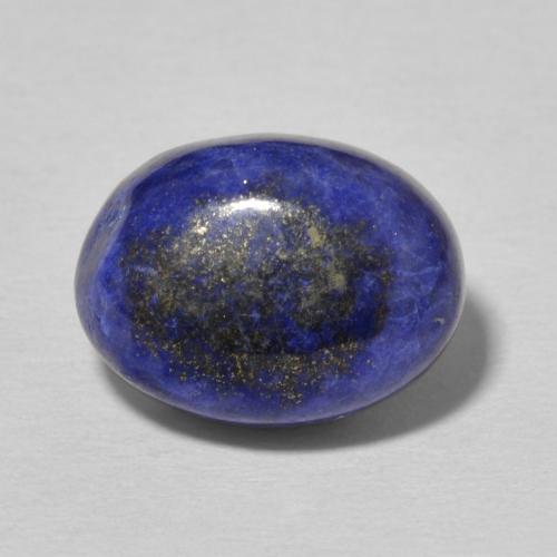 7.23ct طبيعي أزرق مصرى غامق لازورد, بيضوي, غير شفاف, Photo A
