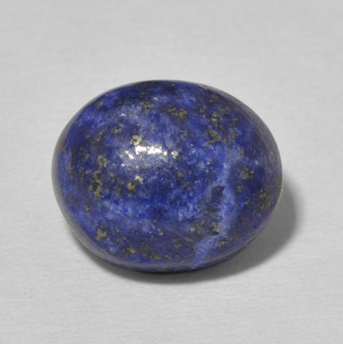 7.21ct طبيعي أزرق مصرى غامق لازورد, بيضوي, غير شفاف
