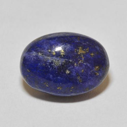 9.91ct طبيعي أزرق غامق جدا لازورد, بيضوي, غير شفاف