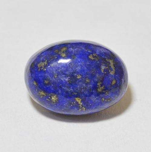 8.94ct طبيعي أزرق مصرى غامق لازورد, بيضوي, غير شفاف, Photo A