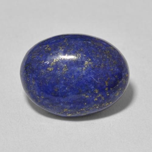 7.20ct طبيعي أزرق مصرى غامق لازورد, بيضوي, غير شفاف