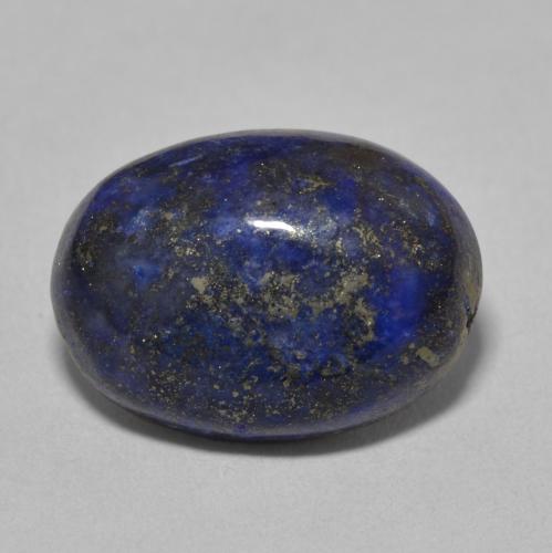 12.73ct طبيعي أزرق غامق لازورد, بيضوي, غير شفاف