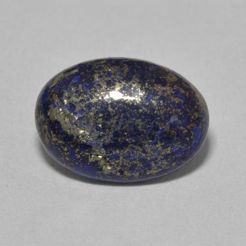 6.50ct طبيعي أزرق غامق جدا لازورد, بيضوي, غير شفاف