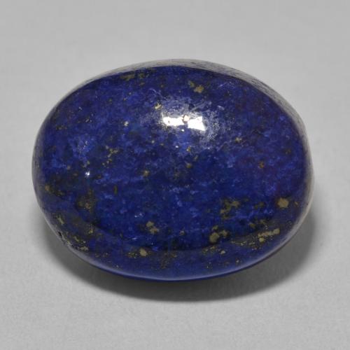 17.71ct طبيعي أزرق غامق لازورد, بيضوي, غير شفاف