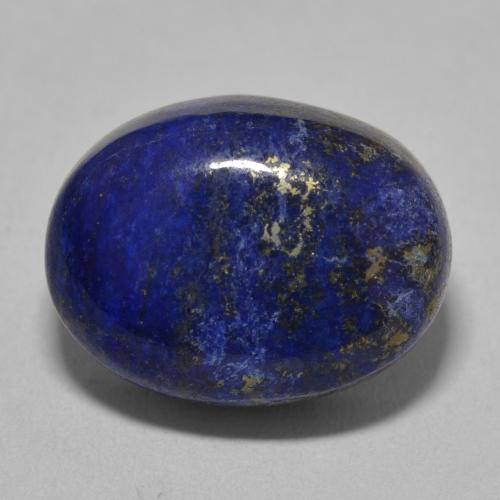 18.60ct طبيعي أزرق غامق لازورد, بيضوي, غير شفاف, Photo A