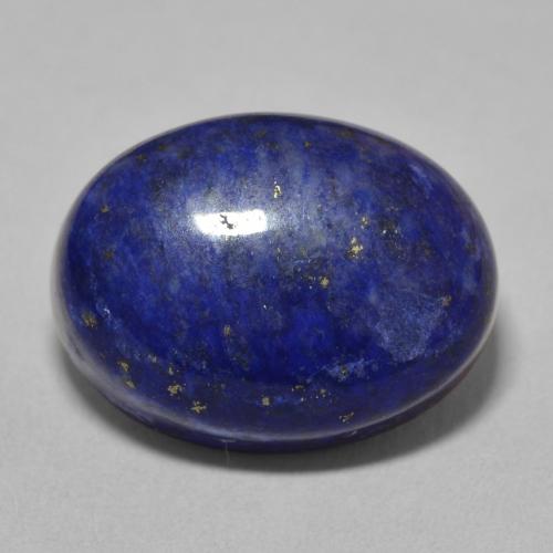 13.60ct طبيعي أزرق غامق جدا لازورد, بيضوي, غير شفاف, Photo A