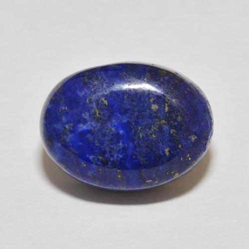 13.11ct طبيعي أزرق غامق لازورد, بيضوي, غير شفاف, Photo A